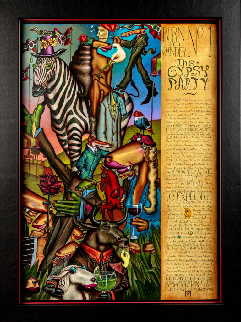 Gypsy Party by Markus Pierson - Hand Embellished Limited Edition